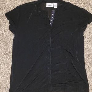 Vintage Chico's Black Snap Shirt